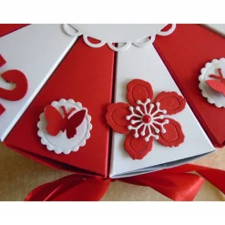 Geldgeschenk zum Geburtstag Schachteltorte  Papiertorte Geburtstagstorte Geschenk Farbe und Zahl nach Wahl Torte