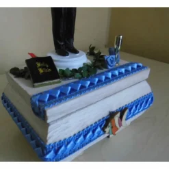 Geldgeschenk zur Firmung & Kommunion – Einzigartige Holzbox für Jungen mit Dekoration & Personalisierung