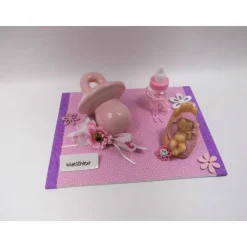 Geldgeschenk zur Geburt & Taufe – Schnuller-Spardose für Baby Mädchen – Originelle Geschenkidee