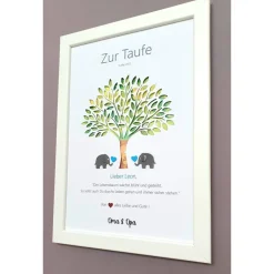 Geldgeschenk zur Geburt Taufe Junge Mädchen, Taufgeschenk Junge Mädchen,Geschenk zur Geburt Junge Mädchen,Lebensbaum