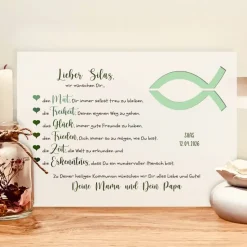 Geldgeschenk zur heiligen Kommunion | personalisiertes Kommunionsgeschenk | Erinnerungsrahmen zur Erstkommunion