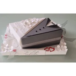 Geldgeschenk zur Hochzeit, Tortenstücke befüllbar, Stampin up