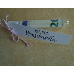 Geldgeschenk zur Hochzeit,Reagenzglas,Verpackung,Geldverpackung,Wunscherfüller,Hochzeitsgeschenk,Geldverpackungsgeschenk