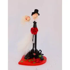 Geldgeschenk zur Hochzeit – Handgefertigte Figur als einzigartiges Hochzeitsgeschenk für das Brautpaar