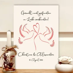 Geldgeschenk zur Hochzeit personalisiert - Hochzeitsgeschenk 