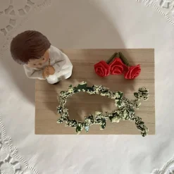 Geldgeschenk zur Kommunion oder Firmung für Junge mit Fisch auf Holz-Box als Geschenk mit Kreuz zum Geld verschenken