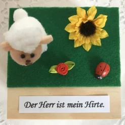 Geldgeschenk zur Kommunion Konfirmation Firmung Jugendweihe Schaf Hirte für Mädchen und Junge Geld verpacken Geschenk