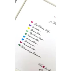 Geldgeschenk zur Konfirmation, Konfirmationsgeschenk Mädchen und Jungen, Bilderrahmen Friedenstaube