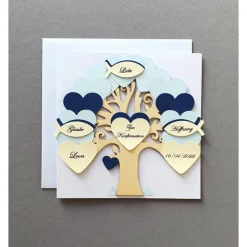 Geldgeschenk zur Konfirmation, Karte zur Konfirmation Junge,Geschenk Konfirmation Junge, Klappkarte, personalisiert