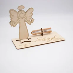 Geldgeschenk zur Taufe - aus Holz personalisiert