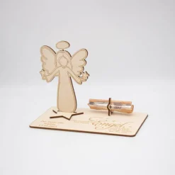 Geldgeschenk zur Taufe - aus Holz personalisiert