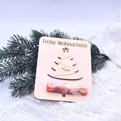 Geldgeschenke Weihnachten | Karte aus Holz | Gutschein als Geschenk | kleine Weihnachtsgeschenke  | Geschenkidee