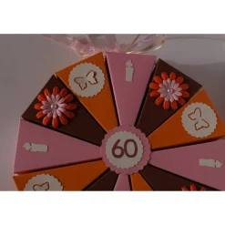 Geldgeschenk,Geschenk zum 60 Geburtstag,Geldgeschenkverpackung,Geschenkschachtel zum Geburtstag, Geburtstagscheschenk