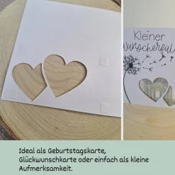 Geldgeschenk-Karte „Kleiner Wunscherfüller“ – Handgemacht & liebevoll gestaltet