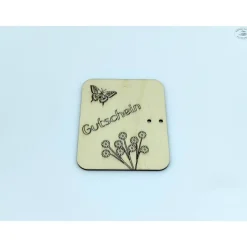 Geldgeschenkkarten aus Holz / Gutschein / Geburtstag / Glückwünsche