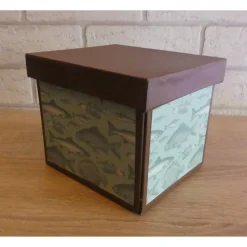 Geldgeschenkverpackung - Angler mit Verzierungen