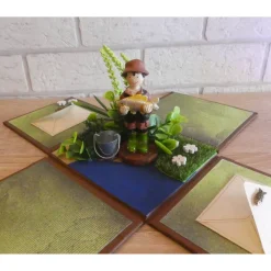 Geldgeschenkverpackung - Angler mit Verzierungen