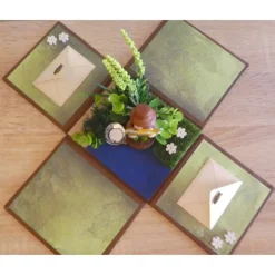 Geldgeschenkverpackung - Angler mit Verzierungen