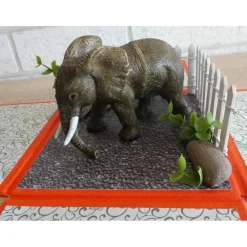 Geldgeschenkverpackung - Elefant / Zoo / Safari