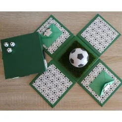 Geldgeschenkverpackung - Fußbälle