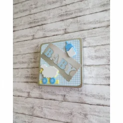 Geldgeschenkverpackung , Gutscheinverpackung zur Geburt, Taufe, Glückwunschkarte