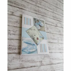 Geldgeschenkverpackung , Gutscheinverpackung zur Geburt, Taufe, Glückwunschkarte