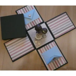 Geldgeschenkverpackung - Hochzeit - Brautpaar mit Hochzeitstorte