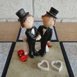 Geldgeschenkverpackung - Hochzeit (Männer) - blau-weiß-rot