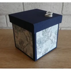 Geldgeschenkverpackung - Hochzeit (Männer) - blau-weiß-rot