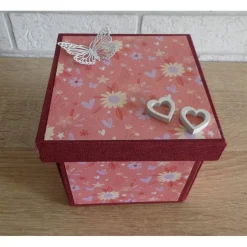 Geldgeschenkverpackung - Hochzeit - Brautpaarfigur auf Vespa