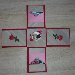 Geldgeschenkverpackung - Hochzeit mit Brautpaarfigur