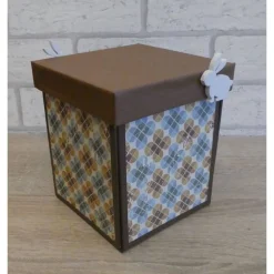 Geldgeschenkverpackung - Ostern (Hase mit Osterglocken/Möhren)