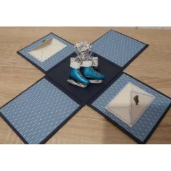 Geldgeschenkverpackung - Schlittschuh