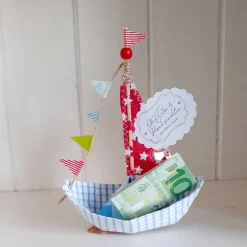 Geldgeschenkverpackung - Schiffchen