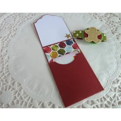 Geldgeschenkverpackung, Geldkarte, Geldscheinverpackung, Gutscheinverpackung für Weihnachten