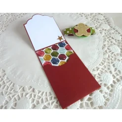 Geldgeschenkverpackung, Geldkarte, Geldscheinverpackung, Gutscheinverpackung für Weihnachten