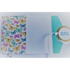 Geldkarte Gutscheinkarte - Geburtstagskarte besondere Form mit Grußtext Handarbeit mit Stampin'up