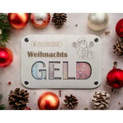 Geldkarte zu Weihnachten / Geldgeschenk für Weihnachten/ personalisierte Geschenkverpackung / besondere Geschenkidee / G