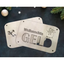 Geldkarte zu Weihnachten / Geldgeschenk für Weihnachten/ personalisierte Geschenkverpackung / besondere Geschenkidee / G