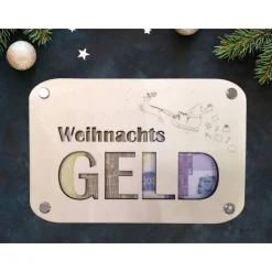 Geldkarte zu Weihnachten / Geldgeschenk für Weihnachten/ personalisierte Geschenkverpackung / besondere Geschenkidee / G
