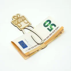 Geldklammer aus Holz | Geldgeschenk verpacken | Geldklipp für Geldgeschenke