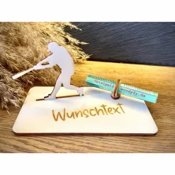 Geldscheinhalter Baseball, Geldgeschenk, Geburtstag, Geschenk, Wunschtext, Personalisierbar