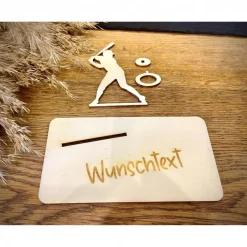 Geldscheinhalter Baseball, Geldgeschenk, Geburtstag, Geschenk, Wunschtext, Personalisierbar