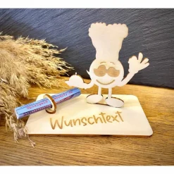 Geldscheinhalter Essen, Essensgutschein, Geldgeschenk, Geburtstag, Party, Geschenk, Wunschtext, Personalisierbar