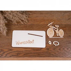 Geldscheinhalter Freestylebike, Fahrrad, Geldgeschenk, Geburtstag, Rad, Geschenk, Wunschtext, Personalisierbar