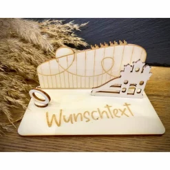 Geldscheinhalter Freizeitpark, Erlebnispark, Geldgeschenk, Geschenk, Wunschtext, Personalisierbar