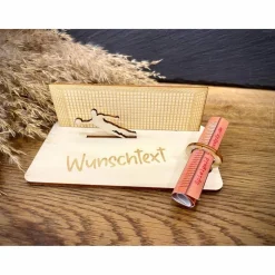 Geldscheinhalter Fußballspieler, Keeper, Torwart, Torhüter, Geldgeschenk, Geburtstag, Wunschtext, Personalisierbar