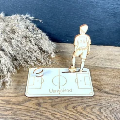 Geldscheinhalter Fußballspieler, Geldgeschenk, Geburtstag, Wunschtext, Personalisierbar