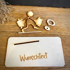 Geldscheinhalter Geldsack, Geld, Stick Figure, Geldgeschenk, Geburtstag, Hochzeit, Jubiläum, Geschenk, Wunschtext, Perso