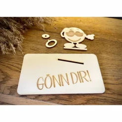 Geldscheinhalter Gönn Dir, Universell, Geldgeschenk, Geburtstag, Unschlüssig, Geschenk, Wunschtext, Personalisierbar